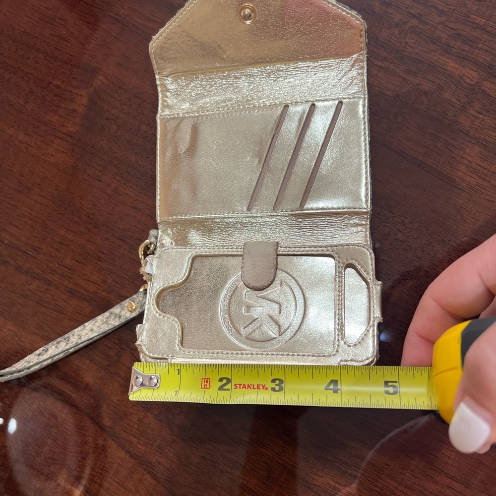 Authentic Michael Kors Python Leather Phone Case … - image 4